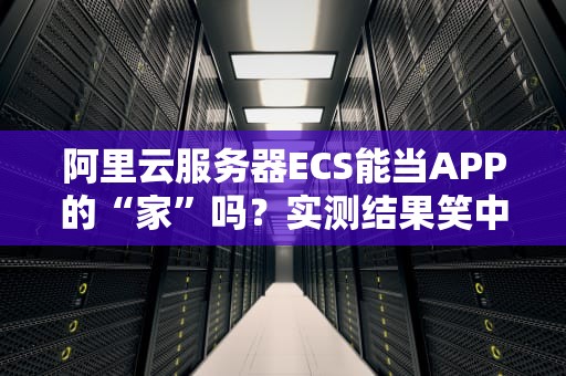 阿里云服务器ECS能当APP的“家”吗？实测结果笑中带泪！