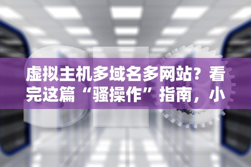 虚拟主机多域名多网站？看完这篇“骚操作”指南，小白秒变老司机！