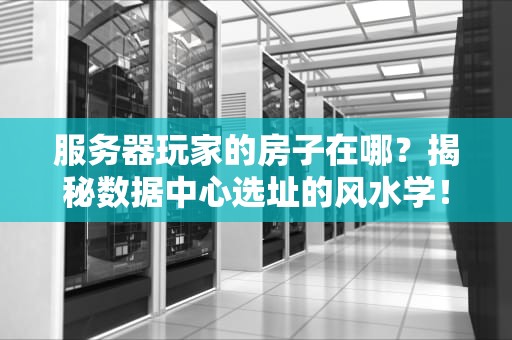 服务器玩家的房子在哪？揭秘数据中心选址的风水学！