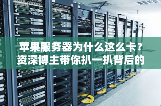 苹果服务器为什么这么卡？资深博主带你扒一扒背后的“水果味”玄机！