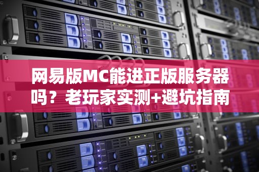 网易版MC能进正版服务器吗？老玩家实测+避坑指南！