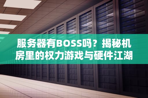 服务器有BOSS吗？揭秘机房里的权力游戏与硬件江湖