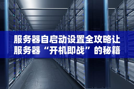 服务器自启动设置全攻略让服务器“开机即战”的秘籍！