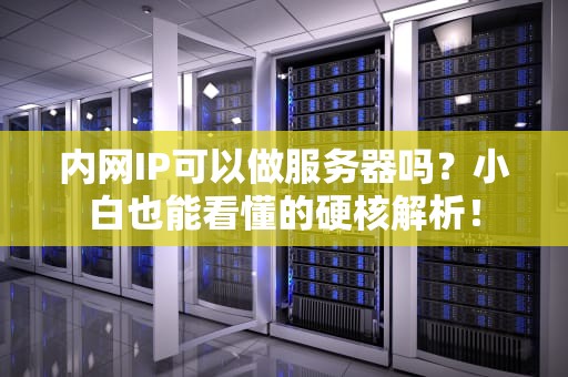 内网IP可以做服务器吗？小白也能看懂的硬核解析！