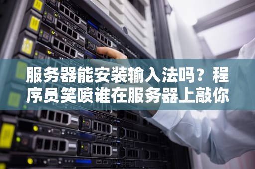 服务器能安装输入法吗？程序员笑喷谁在服务器上敲你好世界？