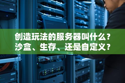创造玩法的服务器叫什么？沙盒、生存、还是自定义？一文带你玩转高自由度服务器！