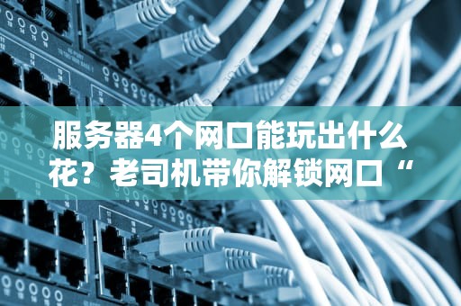 服务器4个网口能玩出什么花？老司机带你解锁网口“骚操作”！