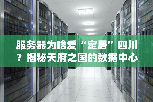 服务器为啥爱“定居”四川？揭秘天府之国的数据中心奥秘！