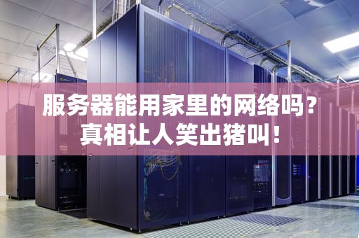 服务器能用家里的网络吗？真相让人笑出猪叫！