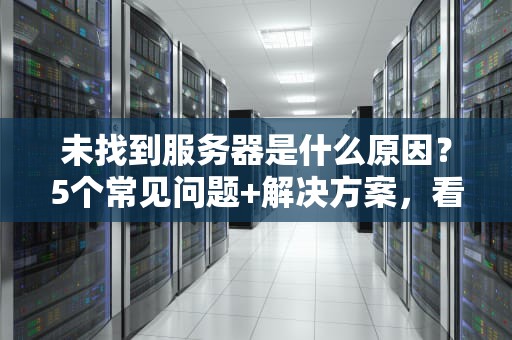未找到服务器是什么原因？5个常见问题+解决方案，看完秒变网络侦探！
