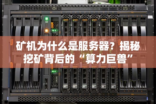 矿机为什么是服务器？揭秘挖矿背后的“算力巨兽”