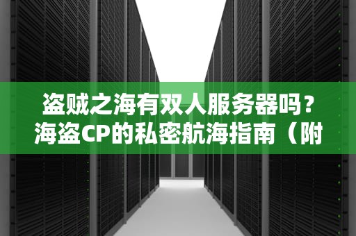 盗贼之海有双人服务器吗？海盗CP的私密航海指南（附实测干货）