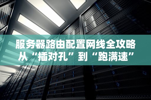 服务器路由配置网线全攻略从“插对孔”到“跑满速”的硬核指南
