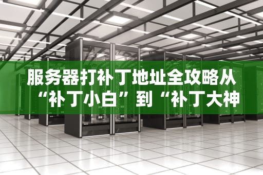 服务器打补丁地址全攻略从“补丁小白”到“补丁大神”的终极指南