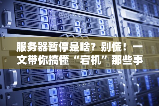 服务器暂停是啥？别慌！一文带你搞懂“宕机”那些事儿（附解决方案）