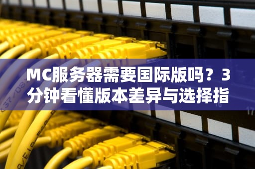 MC服务器需要国际版吗？3分钟看懂版本差异与选择指南！