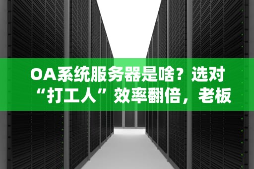 OA系统服务器是啥？选对“打工人”效率翻倍，老板直呼内行！