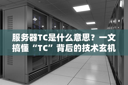 服务器TC是什么意思？一文搞懂“TC”背后的技术玄机！