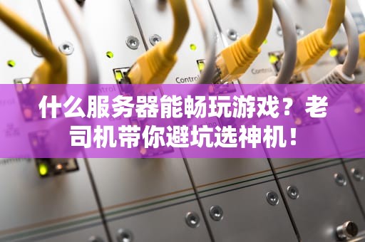 什么服务器能畅玩游戏？老司机带你避坑选神机！