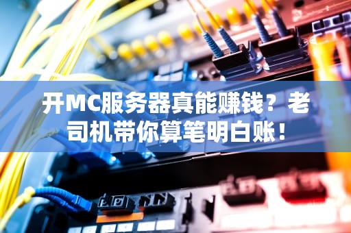 开MC服务器真能赚钱？老司机带你算笔明白账！