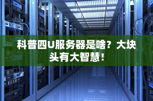 科普四U服务器是啥？大块头有大智慧！