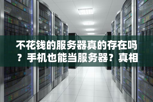 不花钱的服务器真的存在吗？手机也能当服务器？真相笑到掉渣！