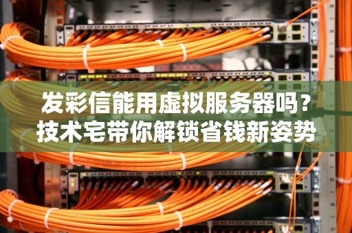 发彩信能用虚拟服务器吗？技术宅带你解锁省钱新姿势！