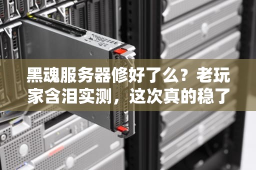 黑魂服务器修好了么？老玩家含泪实测，这次真的稳了！