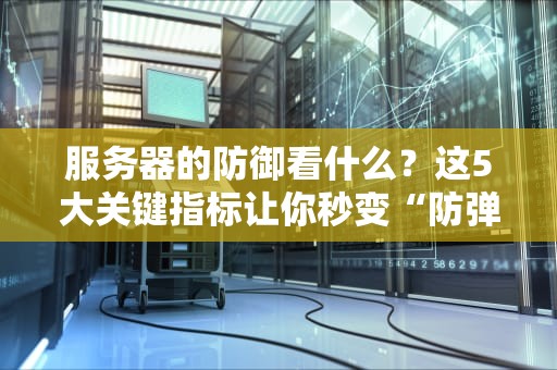 服务器的防御看什么？这5大关键指标让你秒变“防弹专家”！