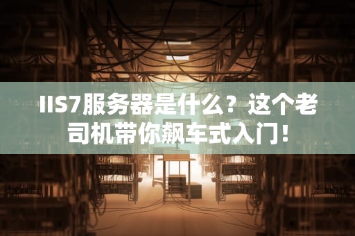 IIS7服务器是什么？这个老司机带你飙车式入门！