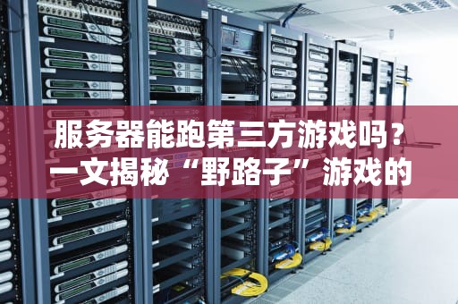 服务器能跑第三方游戏吗？一文揭秘“野路子”游戏的生存法则！