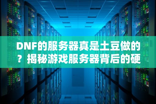 DNF的服务器真是土豆做的？揭秘游戏服务器背后的硬核真相！