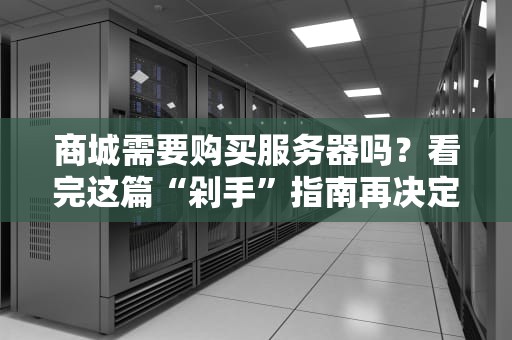 商城需要购买服务器吗？看完这篇“剁手”指南再决定！
