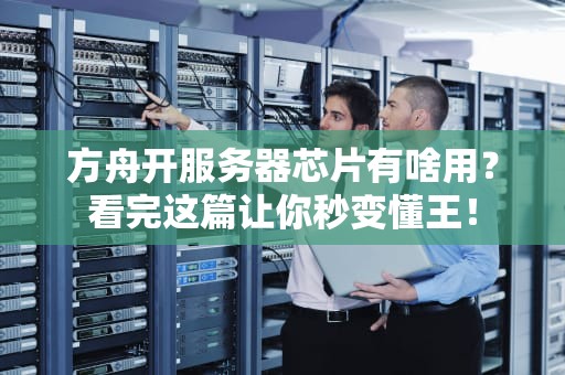 方舟开服务器芯片有啥用？看完这篇让你秒变懂王！