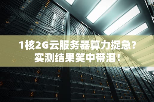 1核2G云服务器算力捉急？实测结果笑中带泪！