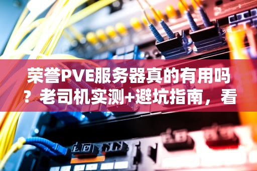 荣誉PVE服务器真的有用吗？老司机实测+避坑指南，看完秒懂！