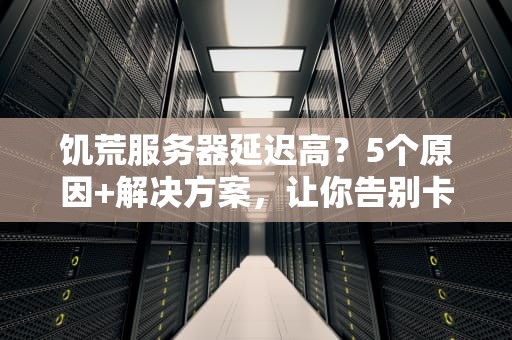 饥荒服务器延迟高？5个原因+解决方案，让你告别卡顿！