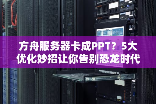 方舟服务器卡成PPT？5大优化妙招让你告别恐龙时代！