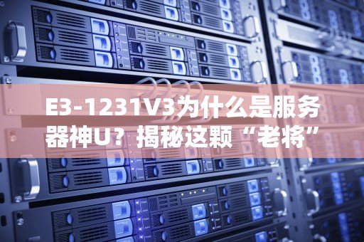 E3-1231V3为什么是服务器神U？揭秘这颗“老将”的硬核实力！