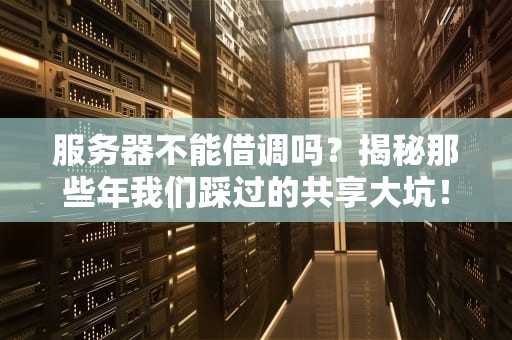服务器不能借调吗？揭秘那些年我们踩过的共享大坑！