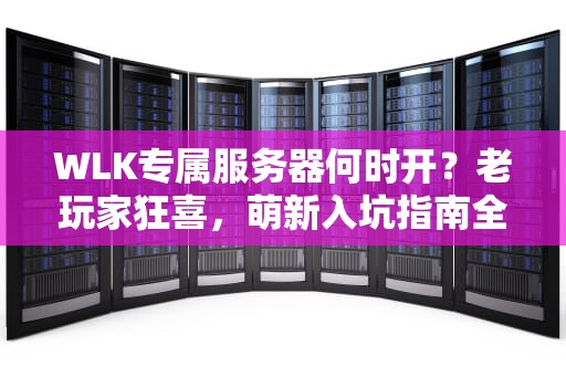 WLK专属服务器何时开？老玩家狂喜，萌新入坑指南全解析！