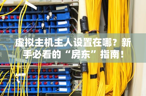 虚拟主机主人设置在哪？新手必看的“房东”指南！