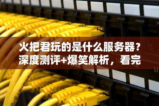 火把君玩的是什么服务器？深度测评+爆笑解析，看完秒懂！