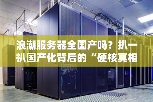 浪潮服务器全国产吗？扒一扒国产化背后的“硬核真相”与“小秘密”
