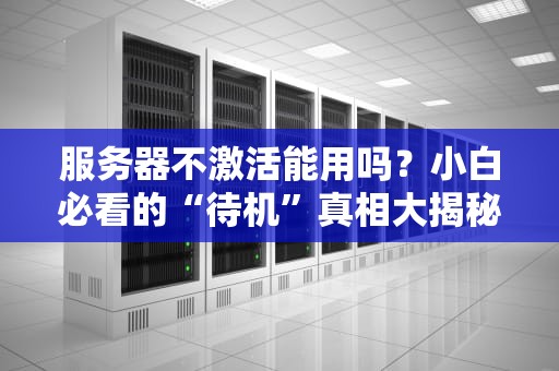 服务器不激活能用吗？小白必看的“待机”真相大揭秘！