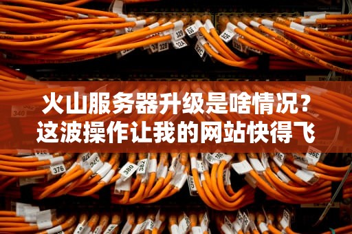 火山服务器升级是啥情况？这波操作让我的网站快得飞起！