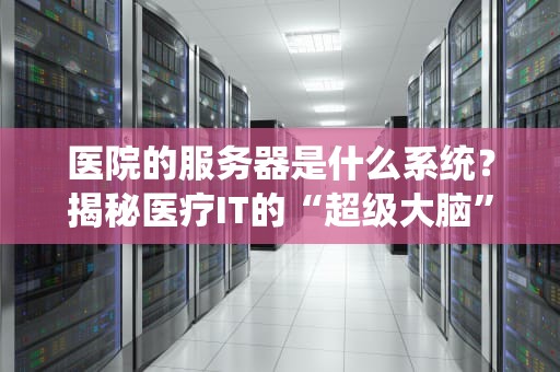 医院的服务器是什么系统？揭秘医疗IT的“超级大脑”有多硬核！