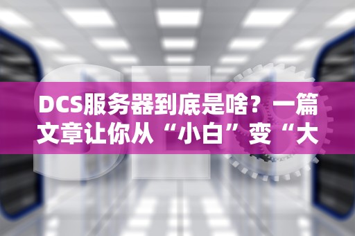 DCS服务器到底是啥？一篇文章让你从“小白”变“大神”！