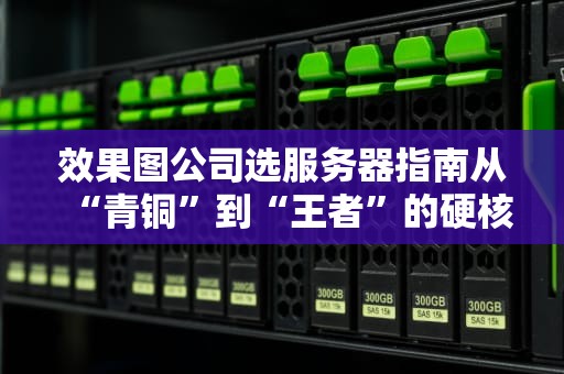 效果图公司选服务器指南从“青铜”到“王者”的硬核避坑攻略！