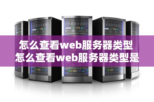 怎么查看web服务器类型 怎么查看web服务器类型是什么